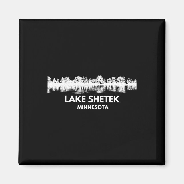 Lake Shetek Minnesota resa rolig sommarfiske Ca Magnet (Framsidan)