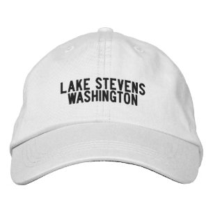 Lake Stevens Washington Hatt Broderad Keps