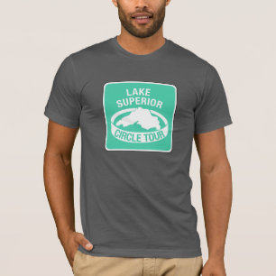 Lake Superior cirklar turnerar, trafikerar Tee Shirt