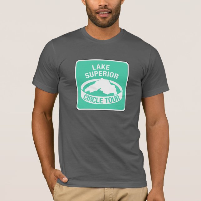 Lake Superior cirklar turnerar, trafikerar Tee Shirt (Framsida)