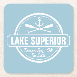 Lake Superior den beställnings- townen, namn, Underlägg Papper Kvadrat