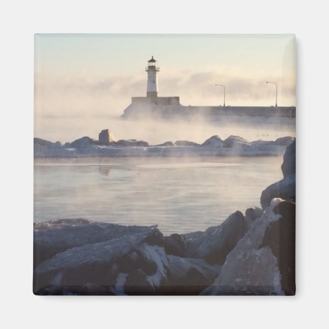 Lake Superior Duluth Canal Park Magnet (Framsidan)