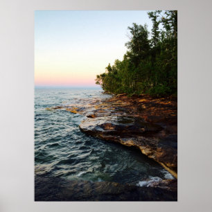 Lake Superior kust Poster