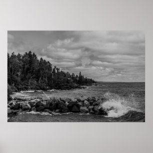 Lake Superior kustenaffisch Poster