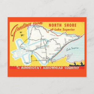 Lake Superior - Norra stranden Vykort