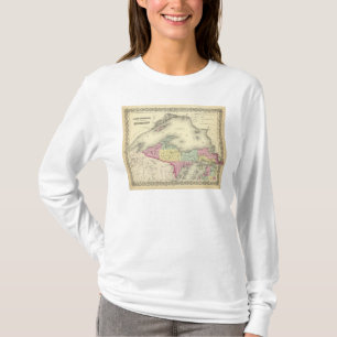 Lake Superior och den nordliga delen av Michigan T Shirt
