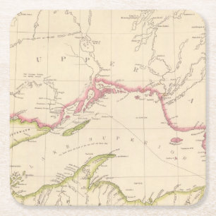 Lake Superior Underlägg Papper Kvadrat