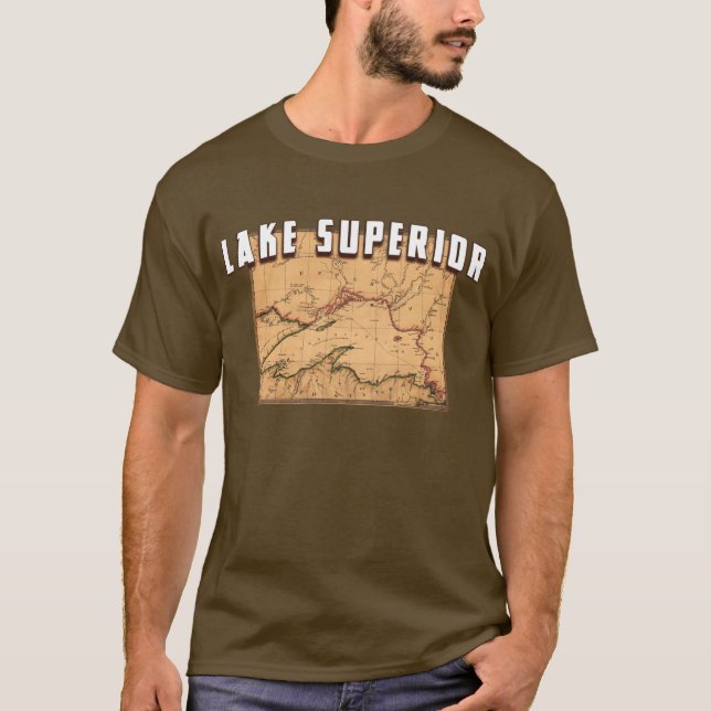 Lake Superior utslagsplats Tee (Framsida)