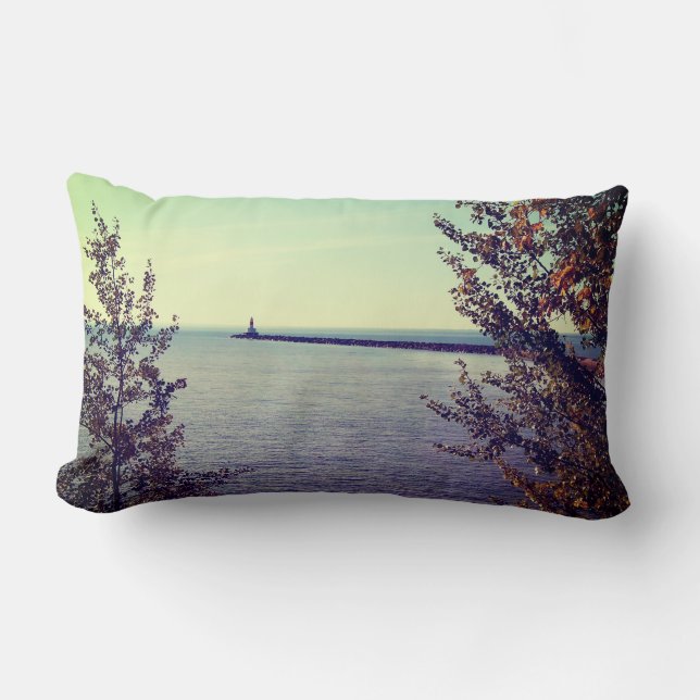 Lake Superior vågbrytare Lumbarkudde (Framsida)