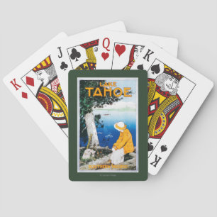Lake Tahoe befordrings- PosterLake Tahoe, CA Casinokort