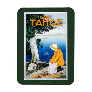 Lake Tahoe befordrings- PosterLake Tahoe, CA Magnet