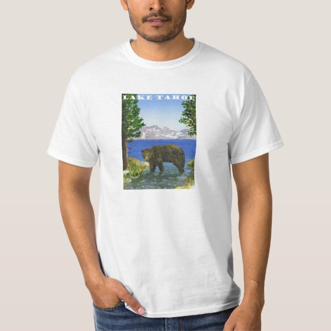 Lake Tahoe björn Tee (Framsida)