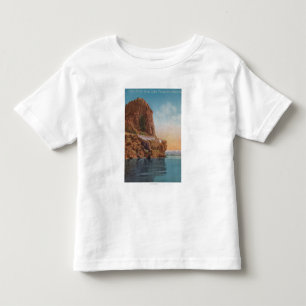 Lake Tahoe CA - grottasten från sjön beskådar T-shirt