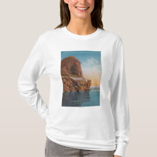 Lake Tahoe CA - grottasten från sjön beskådar Tee Shirt