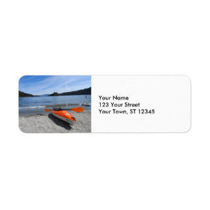 Lake Tahoe CA Returadress Etikett