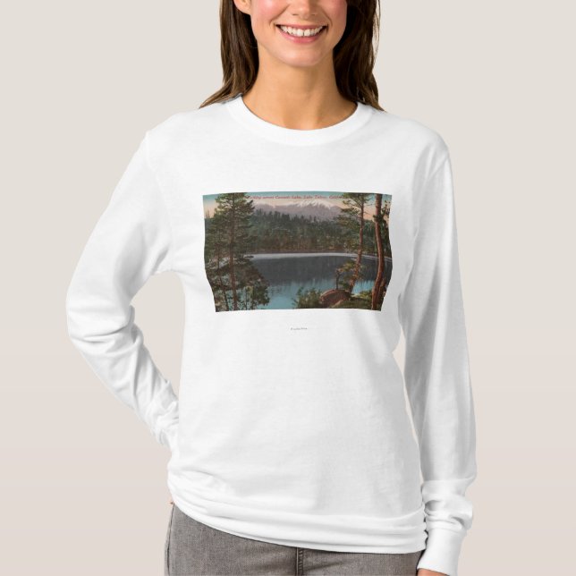 Lake Tahoe CA - som tittar över kaskad sjön Tee (Framsida)