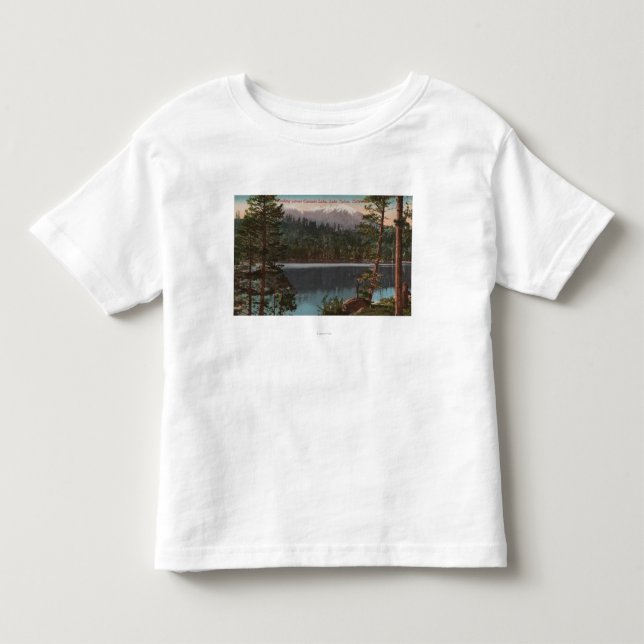 Lake Tahoe CA - som tittar över kaskad sjön Tröja (Framsida)