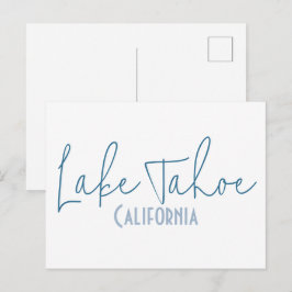 Lake Tahoe, California Resminner Vykort