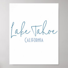 Lake Tahoe, California-souvenir Poster