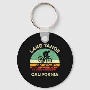 Lake Tahoe Kalifornien Mountainbike Retro Berg Nyckelring