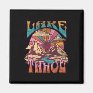 Lake Tahoe Kalifornien Natur Vandring Berg Utomhus Magnet