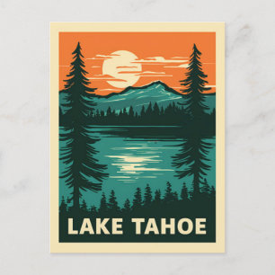 Lake Tahoe Kalifornien Nevada Vykort