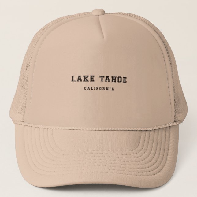 Lake Tahoe Kalifornien Truckerkeps (Framsida)