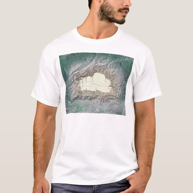 Lake Tahoe karta T-shirt (Framsida)