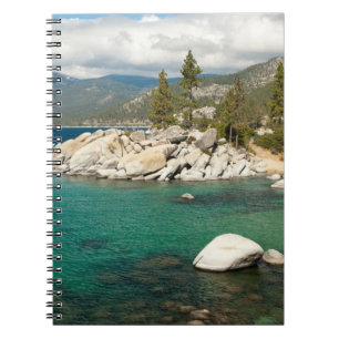Lake Tahoe landskap Anteckningsbok Med Spiral