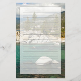 Lake Tahoe landskap Brevpapper