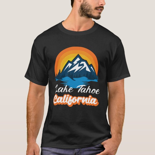 Lake Tahoe Nevada California Souvenir National For T Shirt (Framsida)