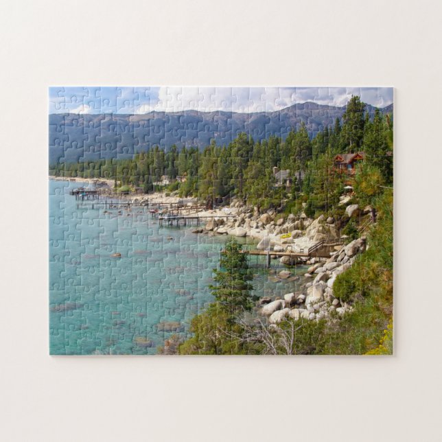 Lake Tahoe Nevada. Pussel (Horisontell)