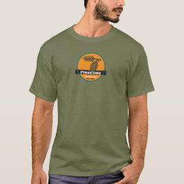 Lake Tahoe Pinecone som bryggar Co. Tee Shirt