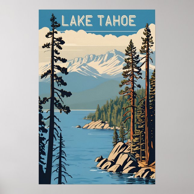 Lake Tahoe Poster (Framsidan)