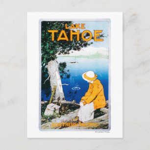 Lake Tahoe ReklamplakatLake Tahoe, CA Vykort
