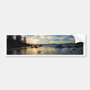 Lake Tahoe solnedgång Bildekal