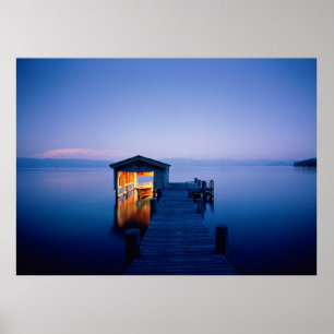 Lake Tahoe solnedgångaffisch Poster
