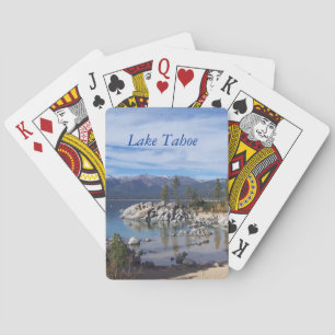 Lake Tahoe som leker kort Spel Kort