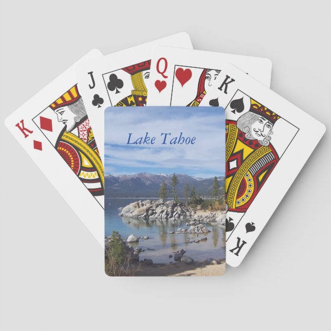 Lake Tahoe som leker kort Spel Kort (Baksidan)