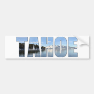 Lake Tahoe text Bildekal
