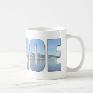 Lake Tahoe text Kaffemugg