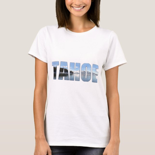 Lake Tahoe text T-shirt (Framsida)
