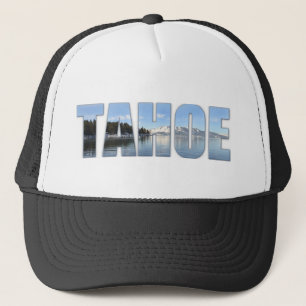Lake Tahoe text Truckerkeps