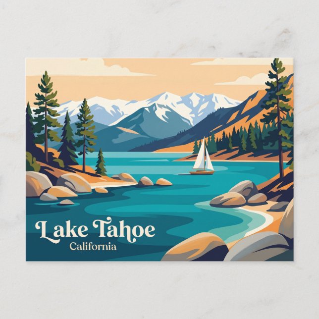 Lake Tahoe USA Vykort (Framsida)
