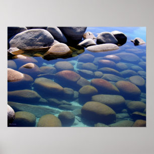 Lake Tahoe vinterlugnt vatten 2 Poster