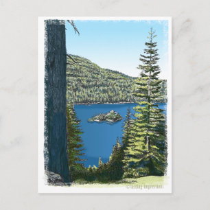 Lake Tahoe Vykort
