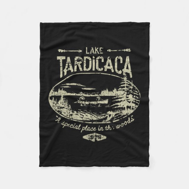 Lake Tardicaca - Vintage Fleecefilt (Framsidan)