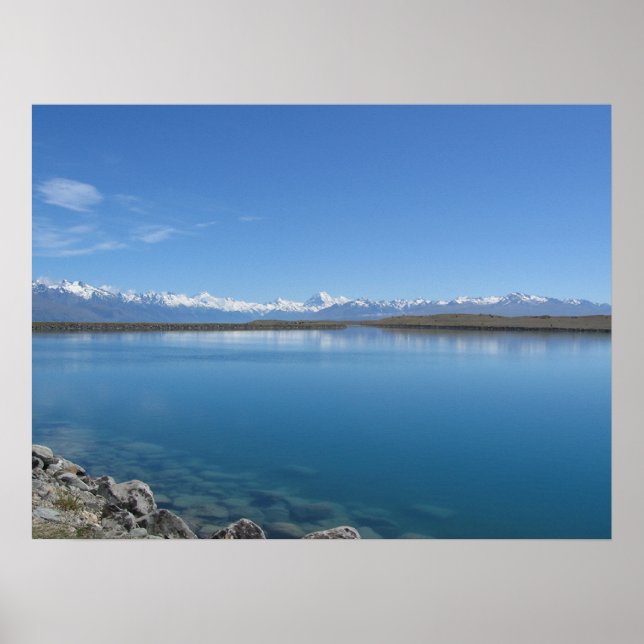 Lake Tekapo, Nya Zeeland Poster (Framsidan)
