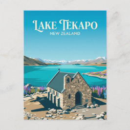 Lake Tekapo Nya Zeeland Vykort