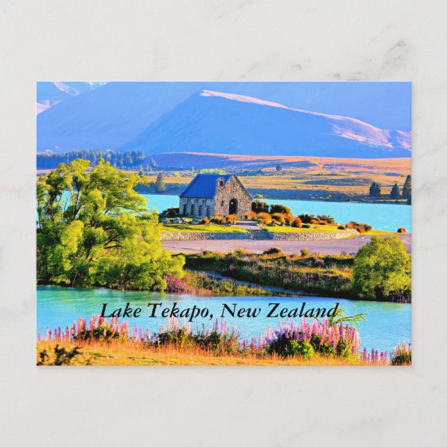 Lake Tekapo, Nya Zeeland Vykort (Framsida)